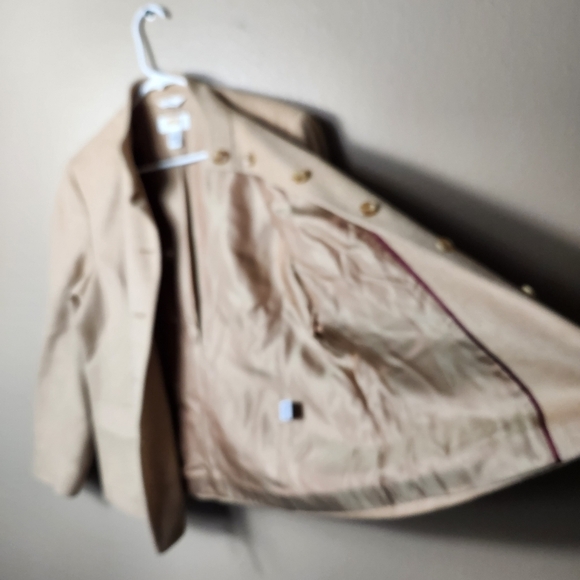 Talbots Petite Vintage 100% Camel Hair Tan Buttonfront Office Jacket-Size 12P - Picture 5 of 8